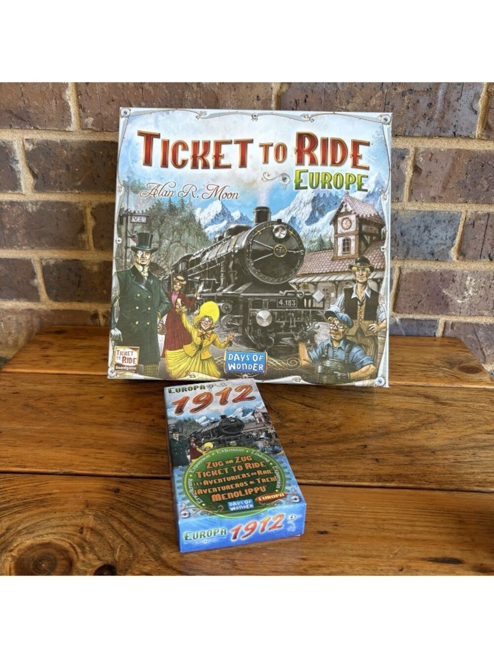 Days of Wonder Ticket to Ride Europe Board Game and 1912 Expansion Complete